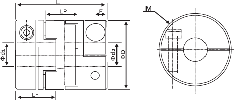 GHC 十字間隔環夾鉗螺絲系列-1